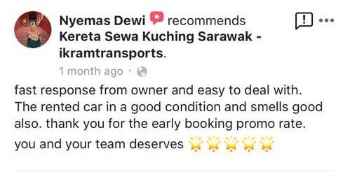 Kereta Sewa Kuching Sarawak - Ikramtransports